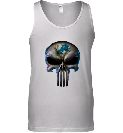 Detroit Lions The Punisher Mashup Football Tank Top