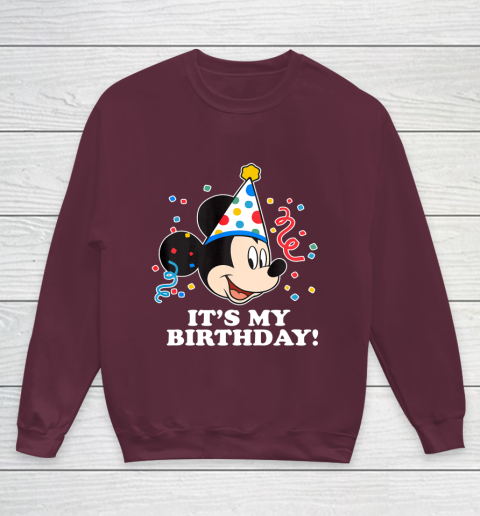 Disney Mickey Mouse Its My Birthday Youth Sweatshirt 4