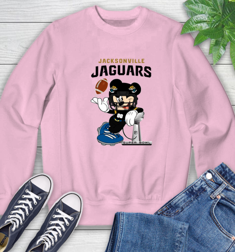 NFL Jacksonville Jaguars Mickey Mouse Disney Super Bowl Football T Shirt Sweatshirt 21