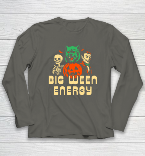 Funny Halloween Big Ween Energy Long Sleeve T-Shirt 4
