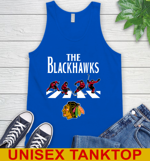 NHL Hockey Chicago Blackhawks The Beatles Rock Band Shirt Tank Top 4