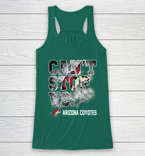 NHL Arizona Coyotes Hockey Can't Stop Vs Racerback Tank 5