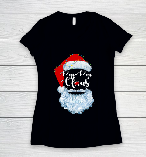 Pop Pop Claus Christmas Gifts Women's V-Neck T-Shirt