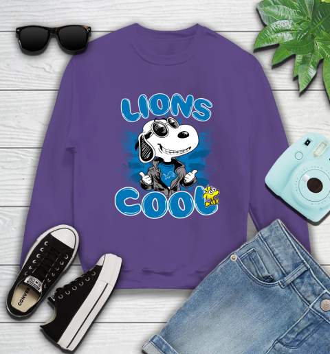 NFL Football Detroit Lions Cool Snoopy Shirt Sweatshirt 4