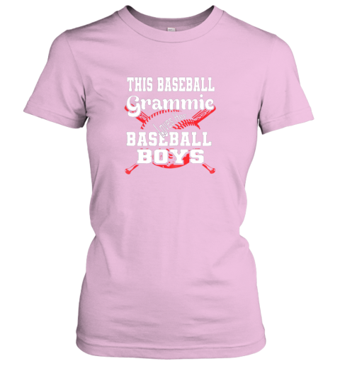 2pmy this baseball grammie loves her baseball boys ladies t shirt 20 front light pink