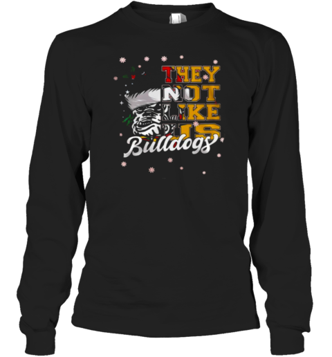 They Hate Us Because They Ain't Us Georgia Bulldogs Mascot Christmas Long Sleeve T-Shirt