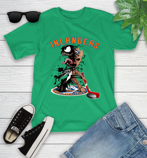 NHL New York Islanders Hockey Venom Groot Guardians Of The Galaxy Youth T-Shirt 6