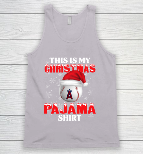 Los Angeles Angels This Is My Christmas Pajama Shirt MLB Tank Top 3