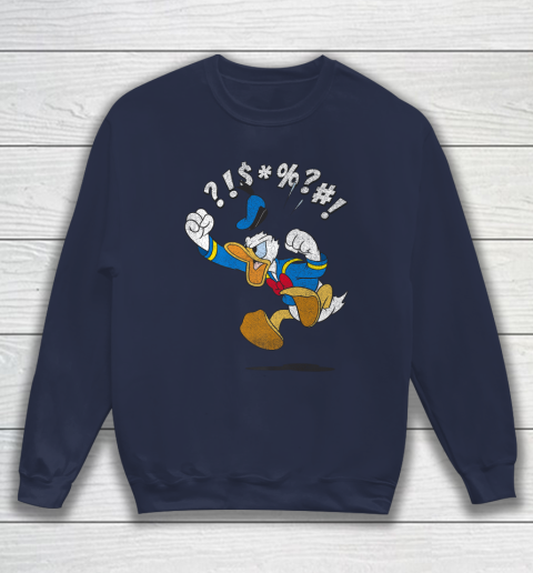 Disney Mickey And Friends Donald Angry Jump Sweatshirt 2