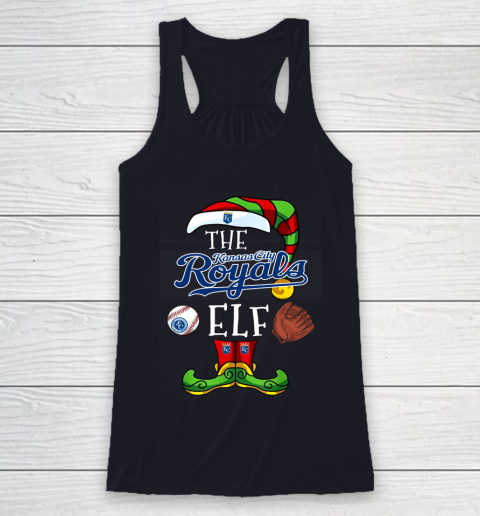 Kansas City Royals Christmas ELF Funny MLB Racerback Tank 7