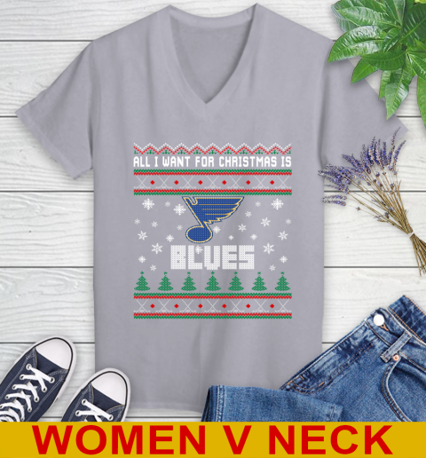 St.Louis Blues NHL Hockey All I Want For Christmas Is My Team Sports 76