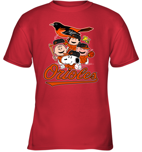 MLB Baltimore Orioles Snoopy Charlie Brown Woodstock The Peanuts