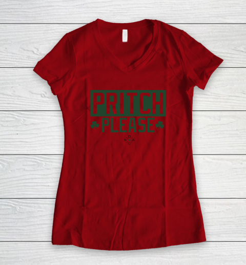 Pritch Please Women's V-Neck T-Shirt 5