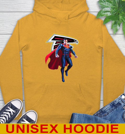NFL Superman DC Sports Football Atlanta Falcons Hoodie 3