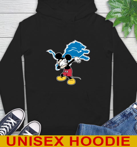 Detroit Lions NFL Football Dabbing Mickey Disney Sports Hoodie 2