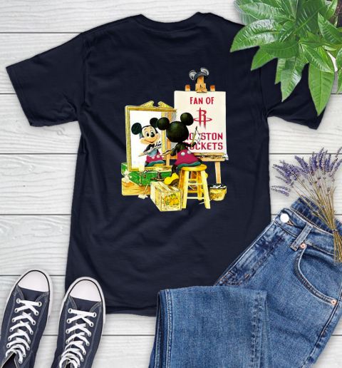 NBA Basketball Houston Rockets Mickey Drawing Shirt 83