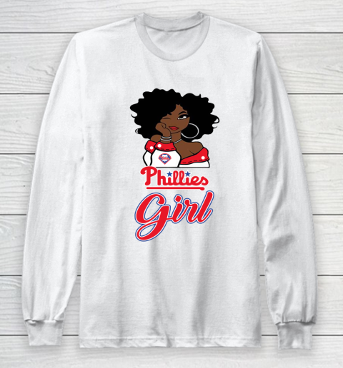Philadelphia Philliess Girl MLB Long Sleeve T-Shirt 2