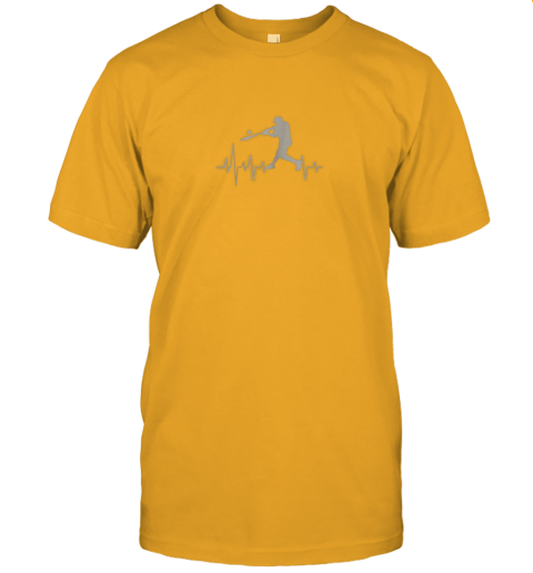 ap3o baseball player heartbeat shirt for baseball fanatics jersey t shirt 60 front gold