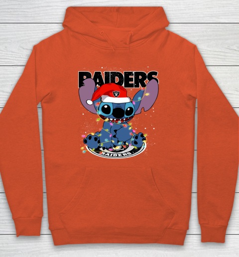Oakland Raiders NFL Football noel stitch Christmas Hoodie 3
