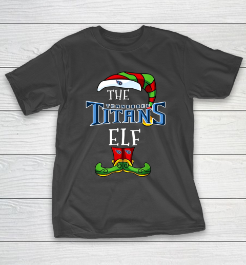 Tennessee Titans Christmas ELF Funny NFL T-Shirt