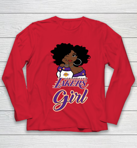 Los Angeles Lakers Girl NBA Youth Long Sleeve 10
