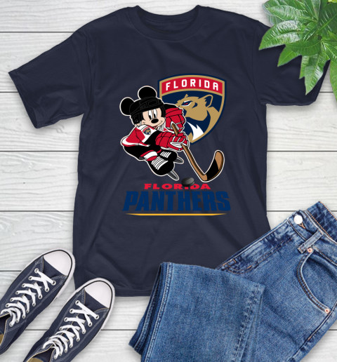 NHL Florida Panthers Mickey Mouse Disney Hockey T Shirt T-Shirt 4