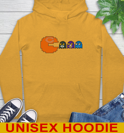 Chicago Bears NFL Football Pac Man Champion Hoodie 3