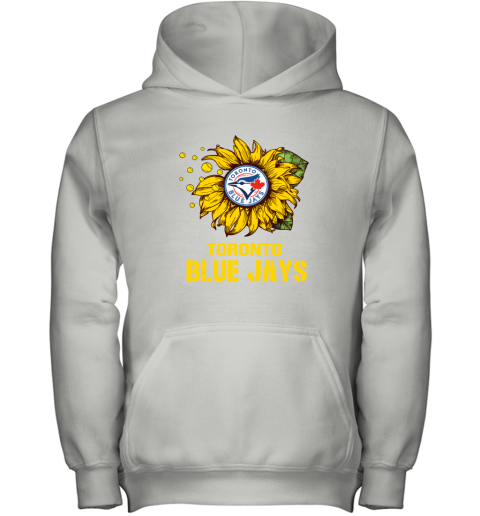 Toronto Blue Jays Sunflower Mlb Baseball Youth Hoodie
