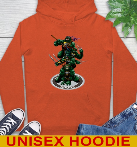 NBA Basketball San Antonio Spurs Teenage Mutant Ninja Turtles Shirt Hoodie 6 NBA Basketball San Antonio Spurs Teenage Mutant Ninja Turtles Shirt Hoodie - Image 6