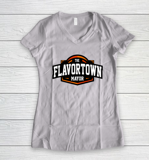 Mayor of Flavortown Food Culture Women's V-Neck T-Shirt