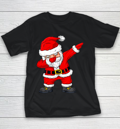 Christmas Dabbing Santa Claus Boys Girls Kids Xmas Dab Gift Youth T-Shirt