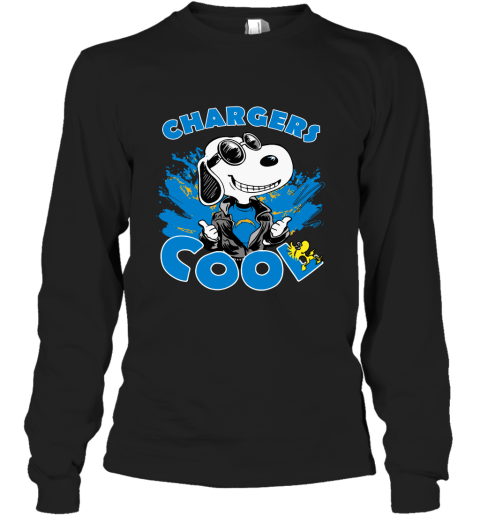 Los Angeles Chargers Snoopy Joe Cool We're Awesome Long Sleeve T-Shirt