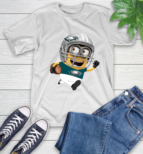 NFL Philadelphia Eagles Minions Disney Football Sports T-Shirt