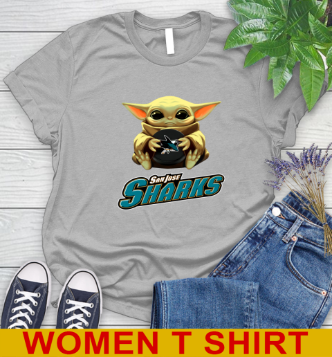 NHL Hockey San Jose Sharks Star Wars Baby Yoda Shirt 93