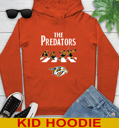 NHL Hockey Nashville Predators The Beatles Rock Band Shirt Youth Hoodie 4