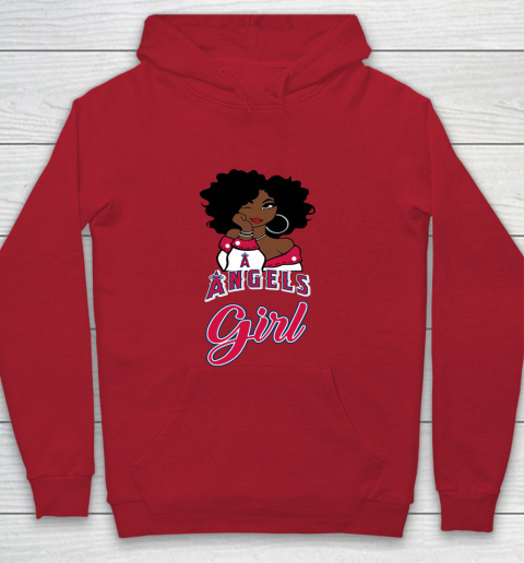 Los Angeles Angelss Girl MLB Youth Hoodie 9