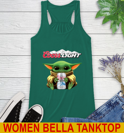 Star Wars Baby Yoda Hugs Coors Beer Shirt 43