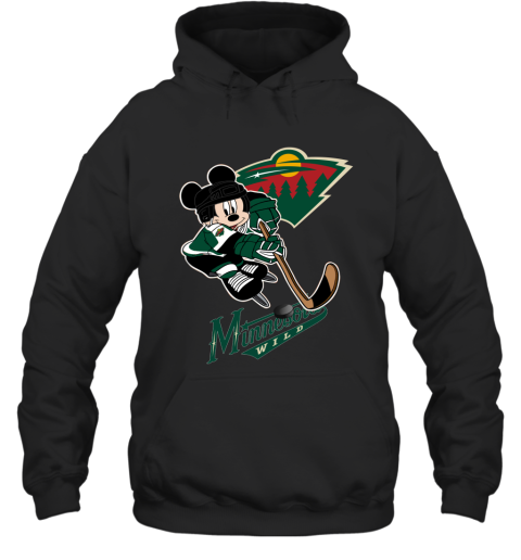 NHL Minnesota Wild Mickey Mouse Disney Hockey T Shirt 7TyBEGurkXZ hoodie 23 95 151514 front black