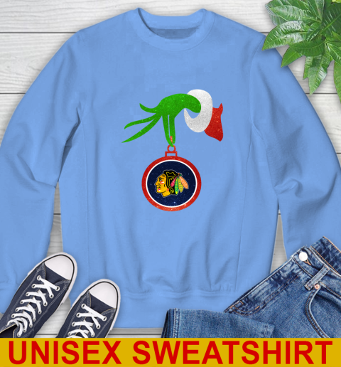 Chicago Blackhawks Grinch Merry Christmas NHL Hockey Sweatshirt 11