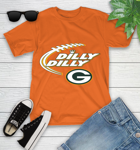 NFL Green Bay Packers Dilly Dilly Football Sports Youth T-Shirt 7