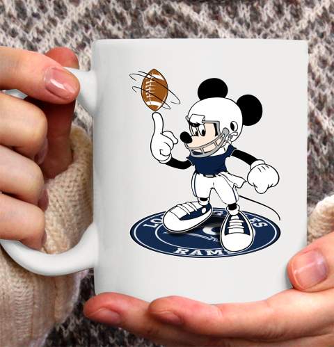 NFL Football Los Angeles Rams Cheerful Mickey Disney Shirt Ceramic Mug 11oz 2