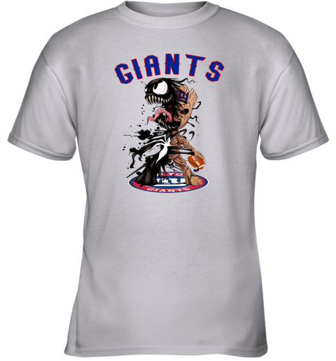 NFL New York Giants Football Venom Groot Guardians Of The Galaxy v8KDOQwqkSO youth t shirt 26 95 151514 front sport grey