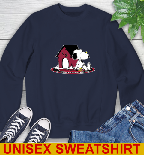 NFL Football Arizona Cardinals Snoopy The Peanuts Movie Shirt Sweatshirt 3