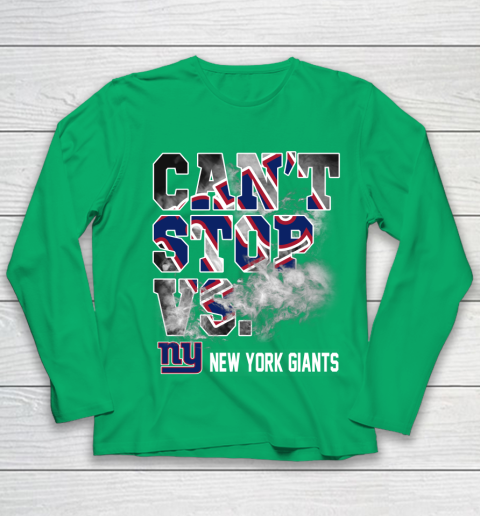 NFL New York Giants Can't Stop Vs Youth Long Sleeve 4