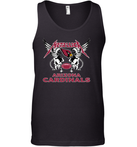 Arizona Cardinals Metallica Heavy Metal Football Tank Top