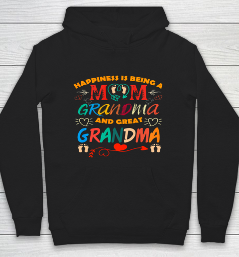 Happiness Is Being A Mom Great Grandma T shirt Women Mother Hoodie