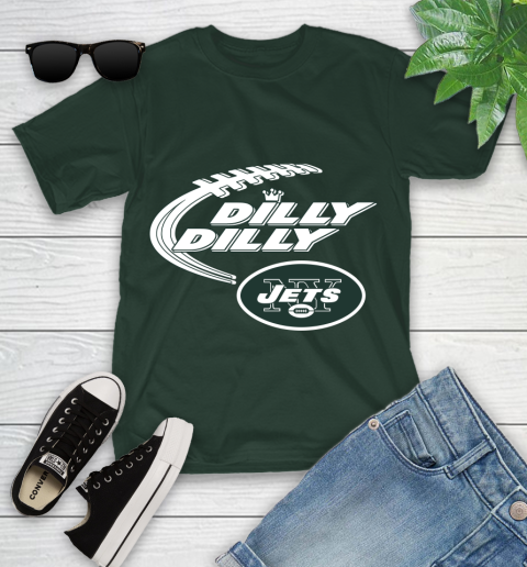 NFL New York Jets Dilly Dilly Football Sports Youth T-Shirt 5