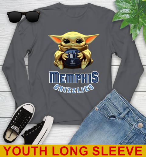 NBA Basketball Memphis Grizzlies Star Wars Baby Yoda Shirt 130
