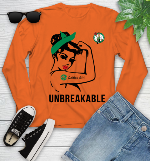 NBA Boston Celtics Girl Unbreakable Basketball Sports Youth Long Sleeve 2