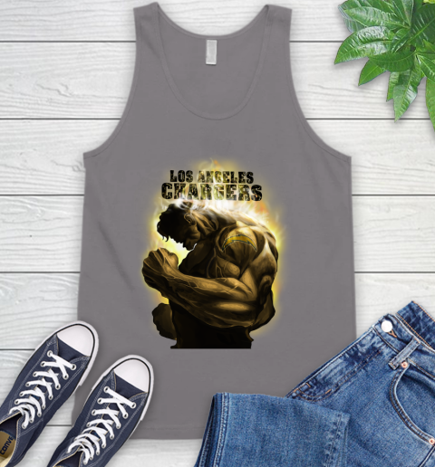 Los Angeles Chargers NFL Football Hulk Marvel Avengers Sports Tank Top 6